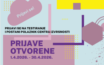 Prijave za Centar izvrsnosti